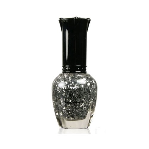 1 Kleancolor Nail Polish Lacquer #28 Chunky Silver Manicure + Free ZipBag Gift