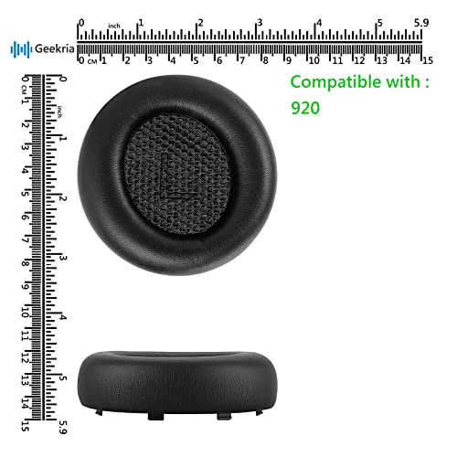Geekria Pads de Repuesto para Auriculares Compatibles con Alienware AW920H, Almohadillas de Apoyo para Reparación (Negro) miniatura 6