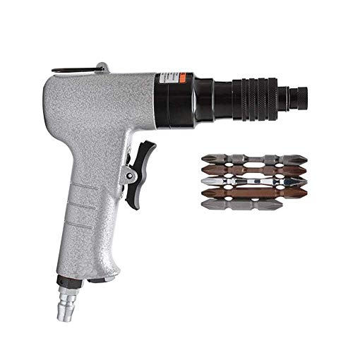 JF-XUAN Portable Practica Pneumatic Pneumatic Screwdriver, Positive and Negative Wind Batch Industrial Grade Hand Tool Hand Tools Industrial Pneumatic Riveted Nut