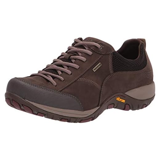 Dansko Women's Paisley Chocolate Waterproof Outdoor Sneaker 8.5-9 M US