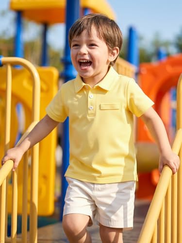 Image of Volunboy Baby Boy Summer Clothes Short Sleeve Polo Shirts Shorts Set Pique Beach Outfits