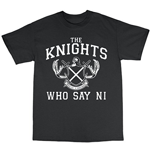 Image of Bees Knees Tees Knights That Say Ni T-Shirt Black