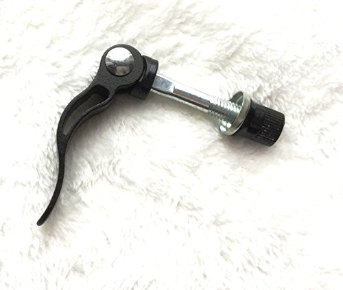 Juego de 2 palancas de cierre rápido para asiento de bicicleta, M6 x 50 mm, Negro Cover