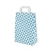 BIOZOYG Bolsas de Papel con Asas Planas 80g 22+10x31cm 'Trigon' I Bolsas de Papel Kraft robustas I Bolsas de Regalo Grandes para Fiesta I Bolsas con Fondo sólido 25 Bolsas de Papel Azul Claro