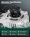 SCITOO High Output Alternator 11572 Fits for 2011-2016 for Chrysler 300 for Jeep for Grand Cherokee,2011/2013/2014 for Dodge for Challenger,11-15 for Dodge for Durango/Charger,13.5V 160A CW 6-Groove
