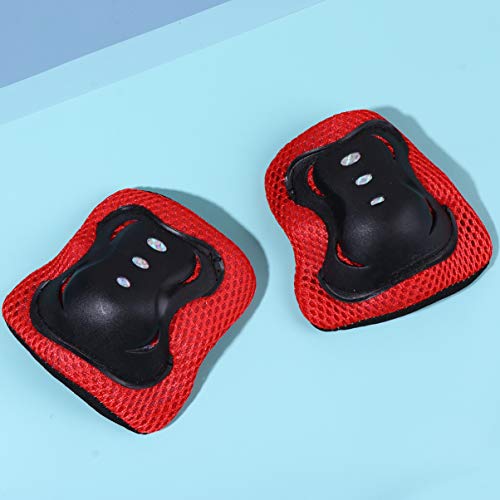 STOBOK 6Pcs Bike Guardas Set 3 Em 1 Set Ao Ar Livre Esportes Joelho Pulso Cotovelo Pad Patinação Cic