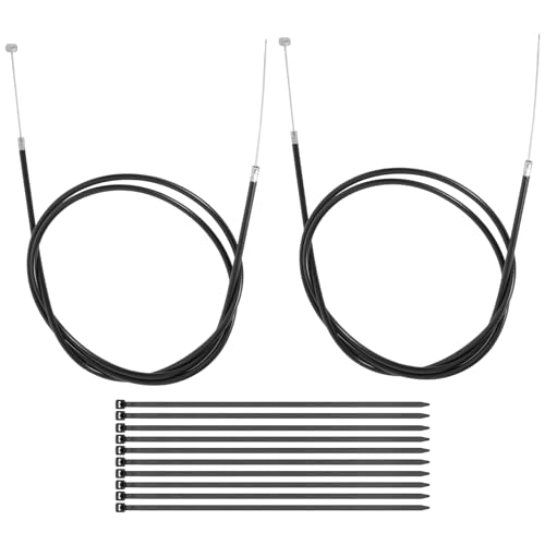 HAUERTZX 2-Sets 60'' Universal Throttle Cable with 1/4'' Barrel End