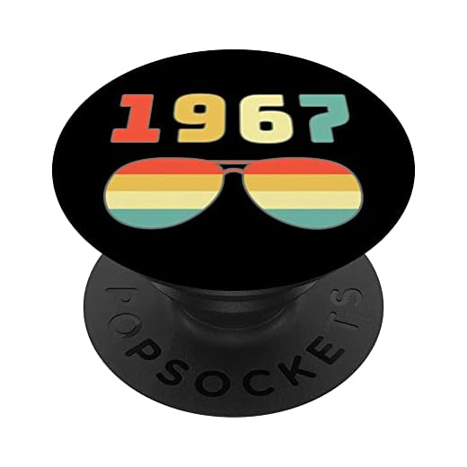 Born In 1967 Edición Limitada 1967 Cumpleaños Pop Socket 1967 PopSockets PopGrip Intercambiable