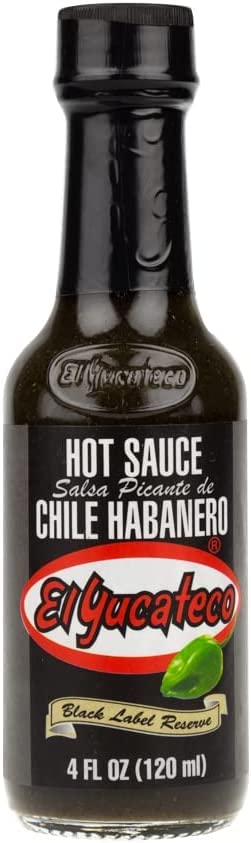 El Yucateco Caribbean Habanero Hot Sauce, 4oz Bottle