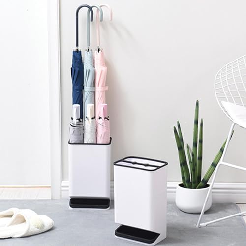Support de rangement pour parapluies à double compartiment long et court