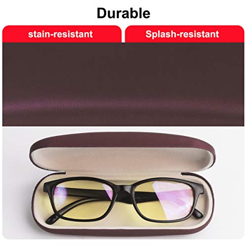 Image of RayLove Unisex Hard Shell Eyeglasses Cases, Protective Case For Glasses
