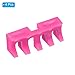 PATIKIL Badminton Stringing Racquet Load Spreader, 4 Pack Embedded Racket High Pounds Load Adapter Protector Stringing Machine Tool, Pink