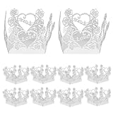 TOYANDONA 50 Unidades Cajitas para Chuches Papel Blanco con Borde de Flores Unidades para Envolver Chocolates Pequeños Bodas y Fiestas Diseño Ligero y Fácil de Usar