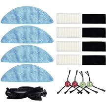 Roller Brush Compatible with Cecotec Conga Eternal Pet Max X-Treme Vacuum Cleaner Spare Parts Roller Brush Side Brush Filters Mop Cloth