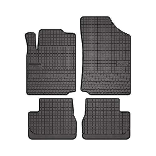Fußmatten Automatten kompatibel mit Citroen C2 2003-2009 OMAC Antirutsch Gummimatten 3D Schwarz