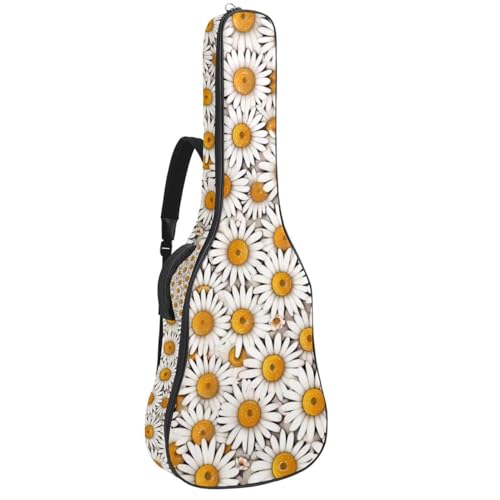Sac pour guitare acoustique vintage imprimé floral housse guitare classique