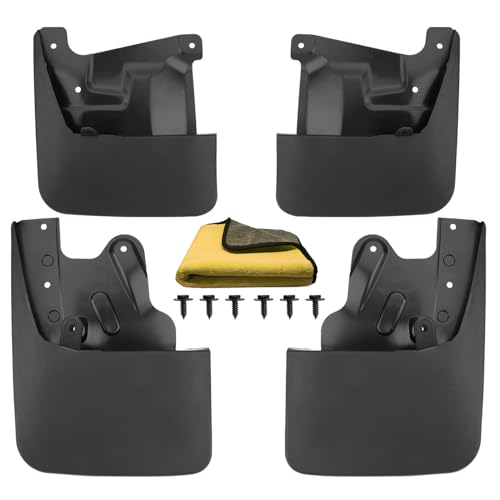 Image of Mud Flaps Compatible with Tundra 2022-2024 Mud Guards Splash Guards Tire Protector Mudguard No Drilling Required Mudflaps Accessories