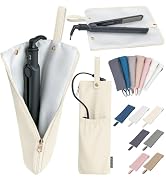 Amazon | Linoha ヘアアイロン ケース 吊り下げ収納 【フラット型