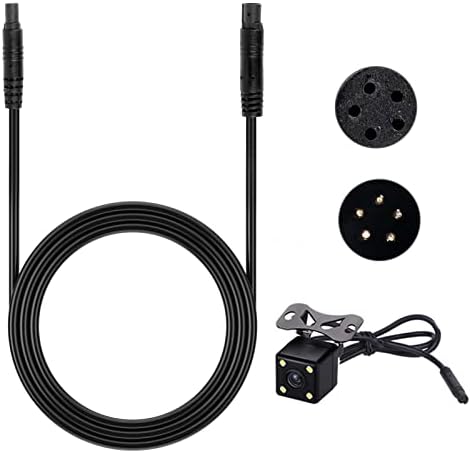 Car Rearview Camera Extension Cable 5pin Waterproof Shockproof Driving Recorder Wire for Truck Trailer Camper Bus Motorhome Vehicle Backup Monitor System