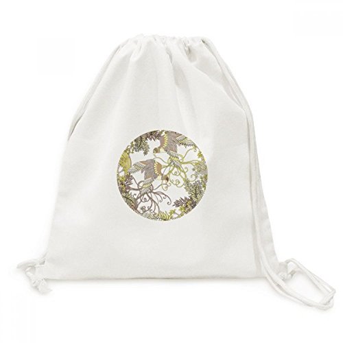 Sac cordon Ukiyo-E en toile pour remplacer vos sacs lourds de voyage
