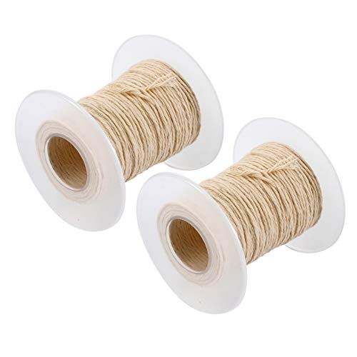 2 Rollos de Mecha para Velas de Algodón 60m