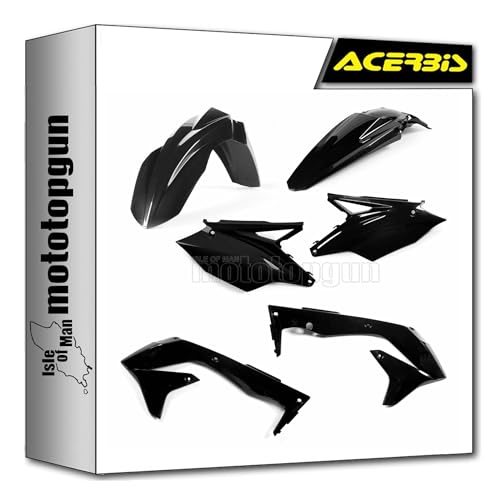 Cache carenage compatible Kawasaki KX 450 F 2016 2017 noir Acerbis 0021842.090 mototopgun