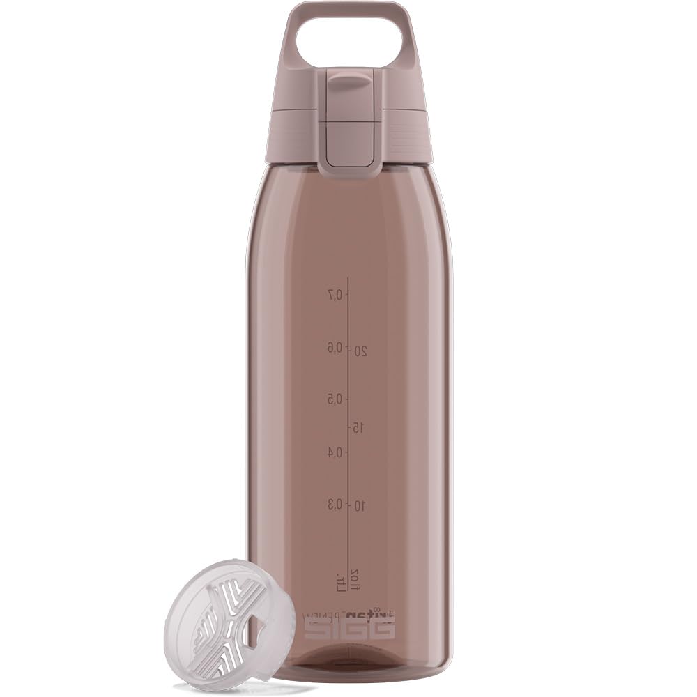 Sigg - Tritan Water Bottle - Total Color ONE Dusk- Suitable For Carbonated Beverages - Dishwasher Safe - Leakproof - Lightweight - BPA Free - 1L