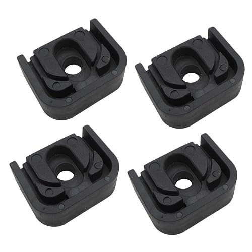 TEMPNAP 4pcs Heavy Duty Anti-vibration Rubber Pads for Air Conditioner Shockproof Isolation Mats for Noise Reduction and Weather Resistance Easy to Install for Outdoor Use