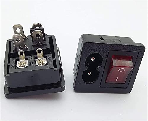 Interrupteur 4PCS et connecteur de socket de commutateur d'alimentation à bascule - 3