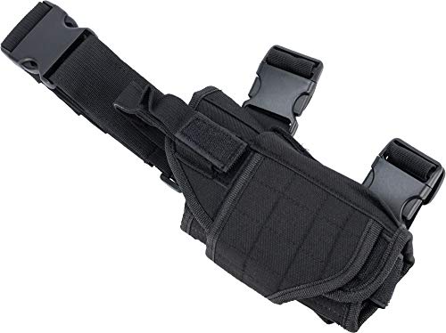 Evike Airsoft - Matrix Tornado Universal Tactical Thigh/Drop Leg Holster (Color: Black/Right)
