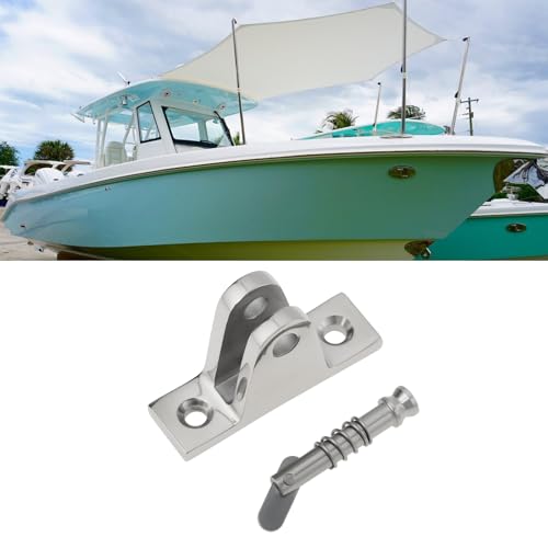 Charnière de bateau acier inoxydable 316 Bimini rotative 90 degrés pour cadre - 2