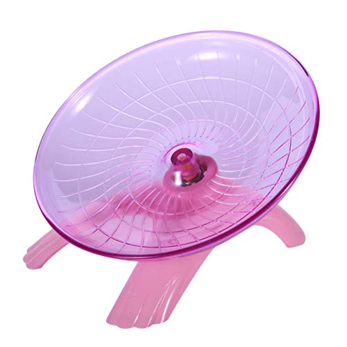 AoJuy Juguete de Disco para hámster, Juguete para Mascotas, hámster para Hacer Ejercicio, platillo Volador, Rueda Deportiva Cover