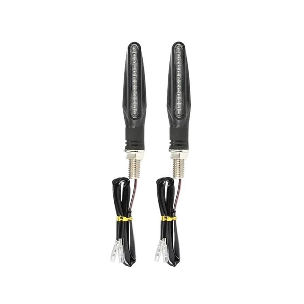 Luces de señal de giro universales intermitentes de 12V ámbar e impermeables IP68 8