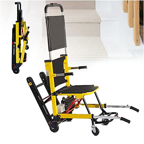 電動クローラー階段クライマー、高齢者障害者用調節可能な階段昇降車椅子、折りたたみ軽量車椅子、耐荷重353ポンド
