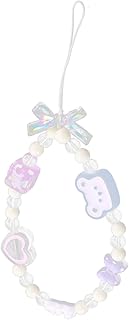 Generic Pulseira De Celular Pulseiras Para Telefones Pulseira De Celular Pulseiras Rosa Pulseira De Celular Acessórios De Celular Capa De Celular Com Charme Suspensórios De Acrílico Amor