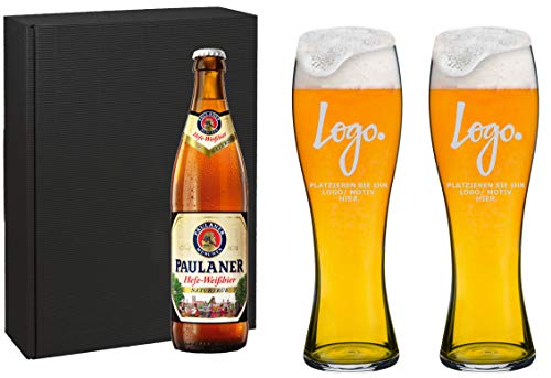 Juego de vasos para cerveza de trigo Spiegelau – personalizables – MeinGlas