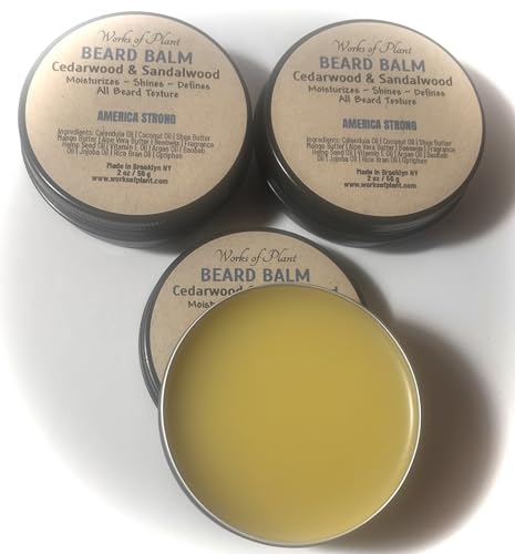 Cedarwood & Sandalwood Beard Balm 2 oz