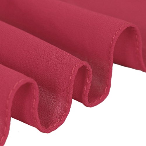 Image of LMVERNA Solid Color Bubble Chiffon Scarf for Women Fashion Soft Hijab Long Scarf Wrap Scarves