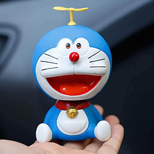 Image of Awestuffs Phone Holder Car Decoration Bobblehead Action Figure Pack of 1 (Dore-mon)