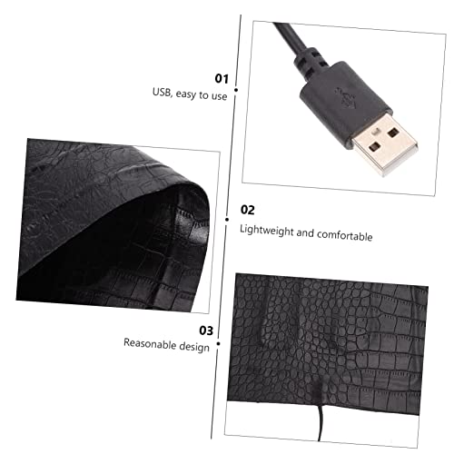 Almohadilla eléctrica de cuero para reptiles 33x18x1 cm miniatura 4