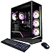 CyberPowerPC Gamer Master Gaming PC, AMD Ryzen 7 8700F 4.1GHz, GeForce RTX 5060 Ti 8GB, 16GB DDR5, 1TB PCIe 4.0 SSD, WiFi Ready & Windows 11 Home (GMA2900A3)