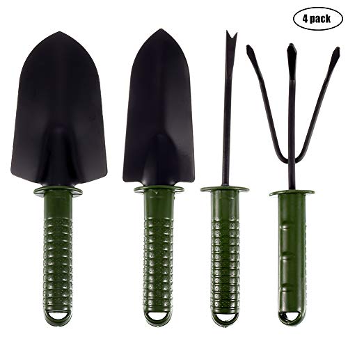 Thursday April 4pcs Garden Tool Sets Garden Hand Tools Outdoor Mini Garden Sets for Gardener Including Weeder,Transplant trowel,Cultivator,Trowel