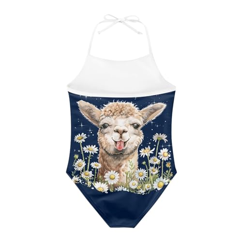 Classical Girls Bathing Suit Halter Adjusted one Piece Swimwear Comfortable fit Beach Sport Swimsuits for Girls3