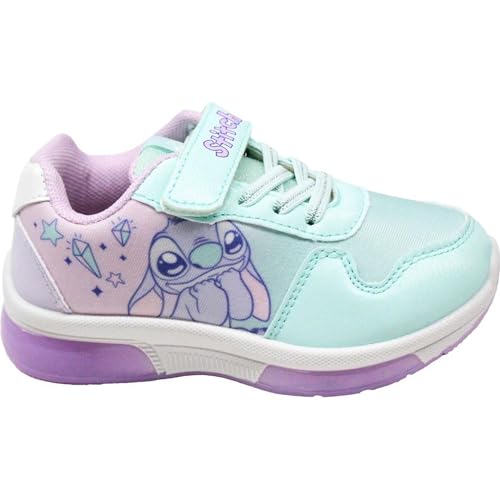 CERDÁ Life'S Little Moments | Deportiva Stitch Niños con Luces LED Interactivas Stitch Suela PVC - Deportiva Luces Stitch Ajuste Cómodo y Resistente