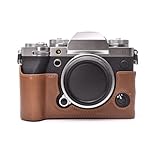 Rieibi Fuji XT5 - Funda de Piel sintética para cámara Digital X-T5 - Funda Protectora para Fuji XT5 X-T5, café, Estuche de Belleza