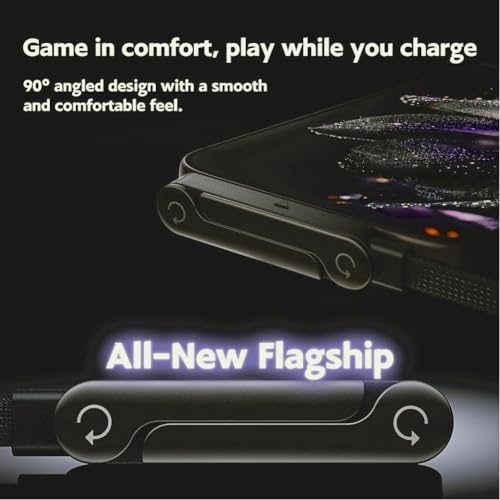 Image of 2-in-1 Invisible Holder Charger Cable - 240W Fast Charging Cord with Built-in Phone Stand, Multi Charger Cord with TypeC Multi-Angle Adjustable Stand, for Smartphones (Type C-Type C, 1pcs)