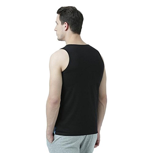 Image of wear your mind Black Vest for Men MSV370