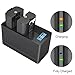 Feirsh Battery Charger Station for Ring, Dual Rechargeable Battey Charging Station Compatible for Ring Spotlight Cam Battery, Ring Video Doorbell 2 & Ring Stick Up Cam Battery (NO Battery)