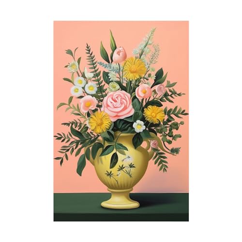 Affiche murale d'art pour salle de bain et chambre rose vintage SHYAMIC