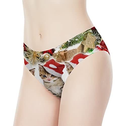 Image of Dellukee Sexy Women Underwear Briefs Breathable Hipster Panty White Alpaca Print